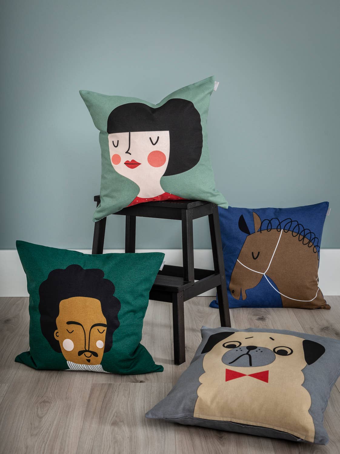 KOMPISKUDDE PENNY, Cushion Cover 50x50cm