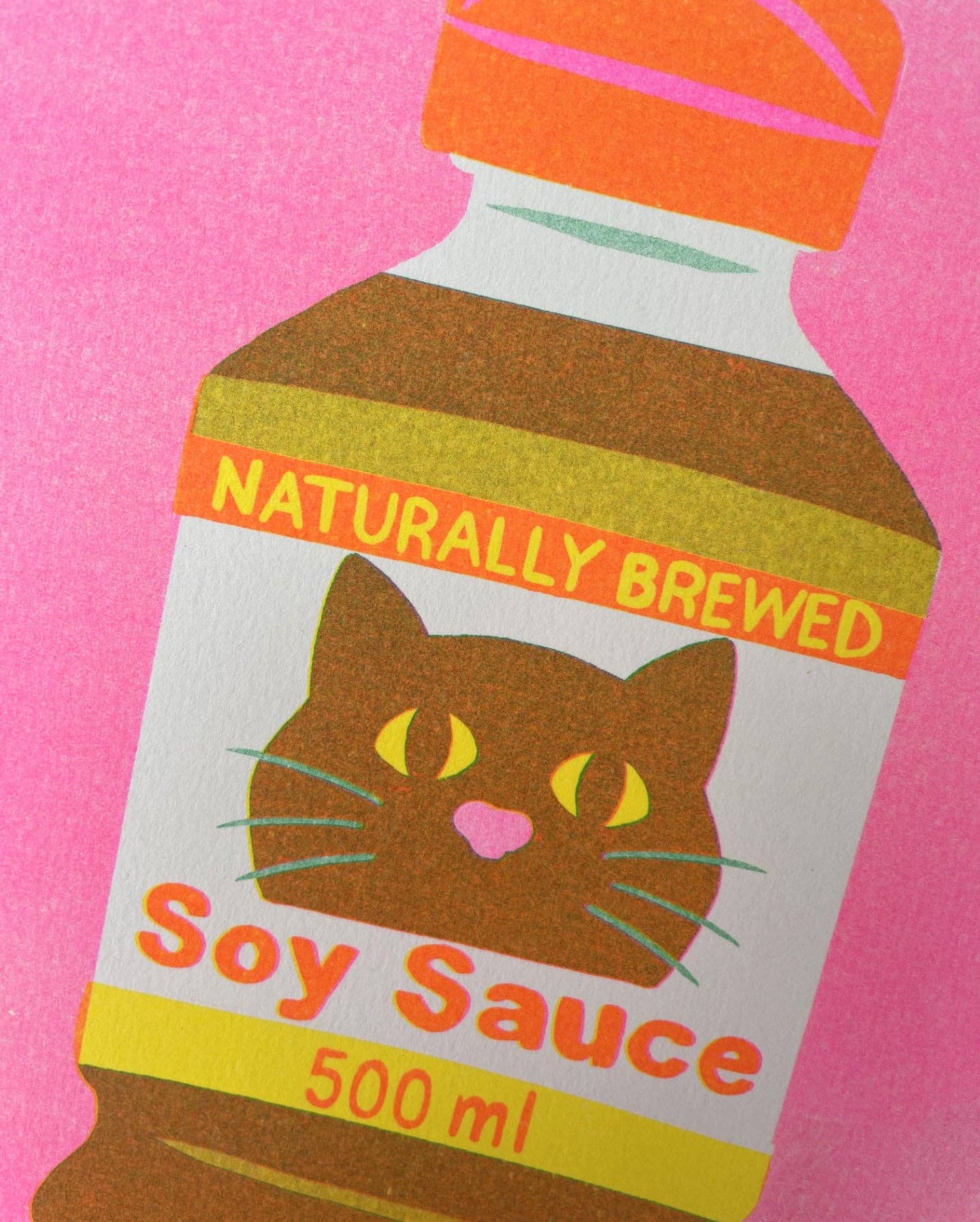 Soy Sauce Riso Print