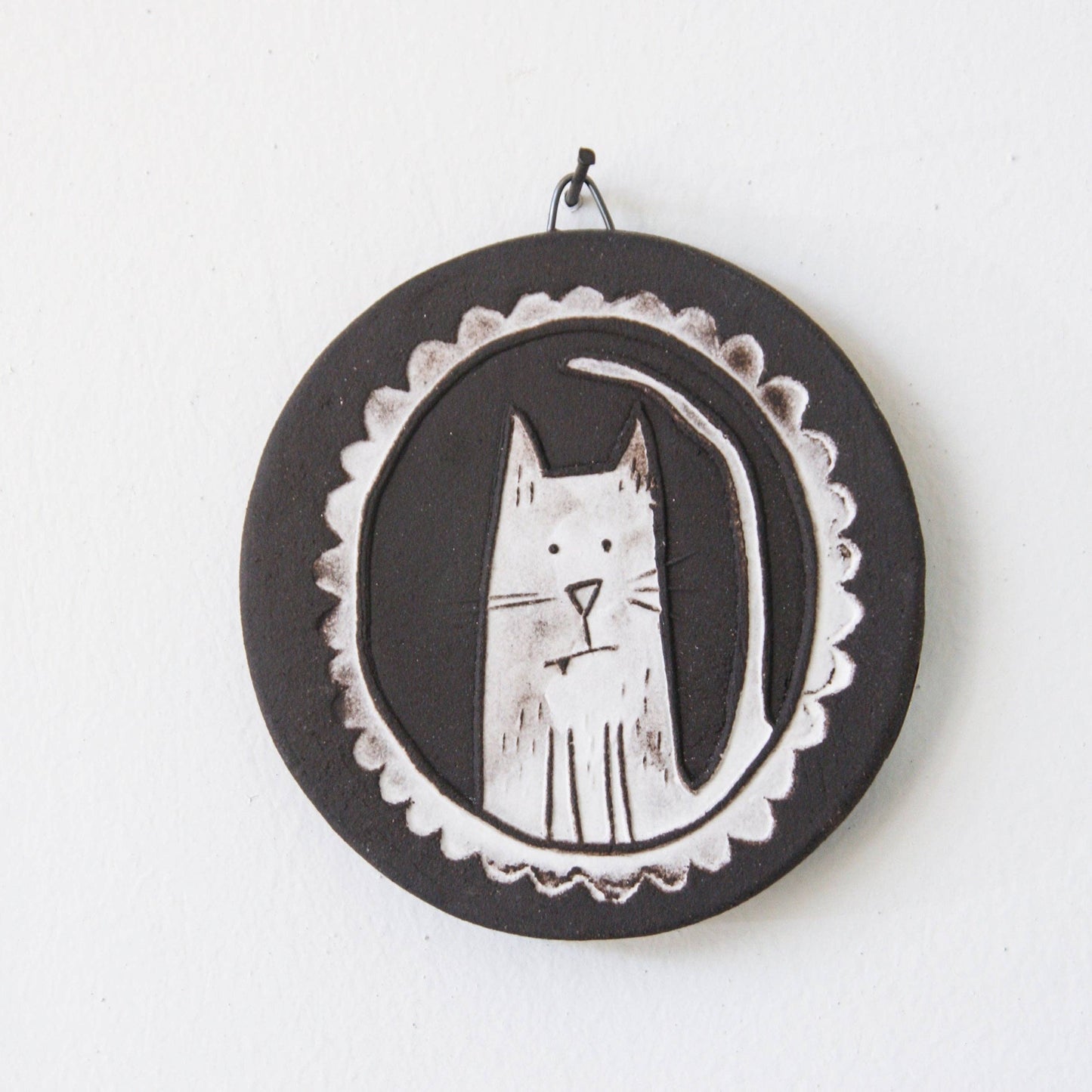 Cat Cameo - Mini Wall Art Tile