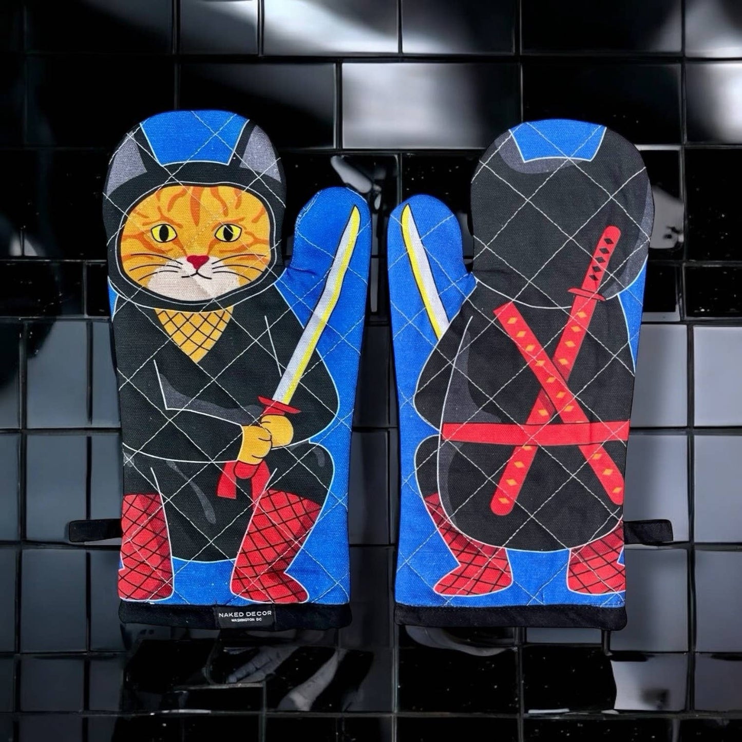 Museum Collection - Ninja Cat Oven Mitt