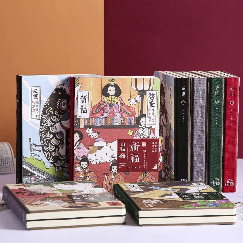 Gohobi Japanese Cat Notebook