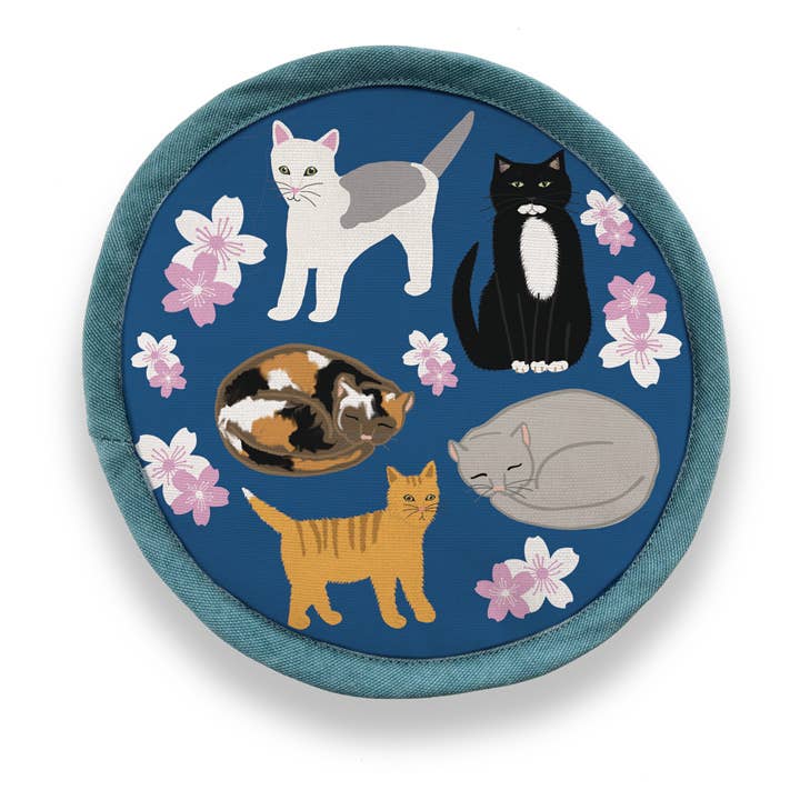 Rescue Cats Round Potholder