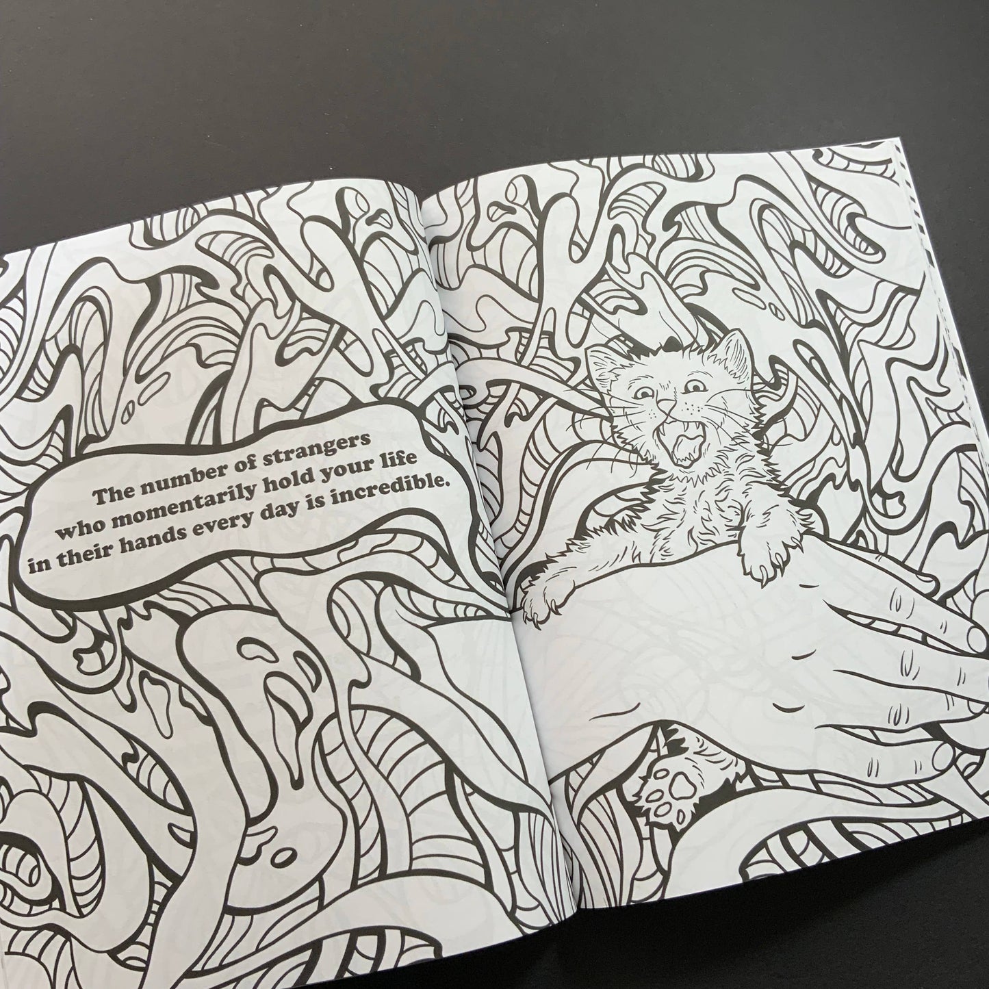 Stoner Cats Thoughtful Happy Coloring Book