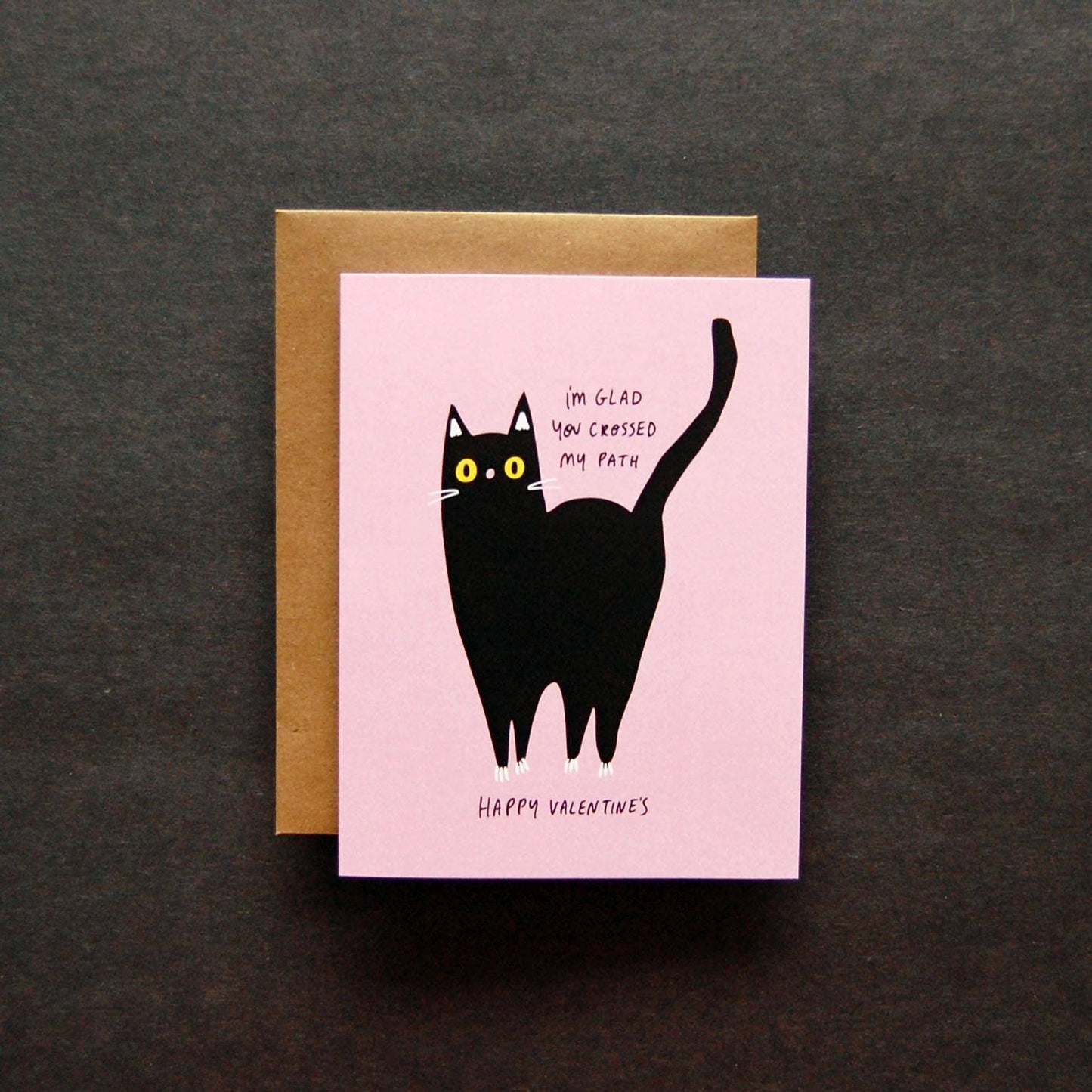 Glad You Crossed My Path - Valentine's Greeting Card