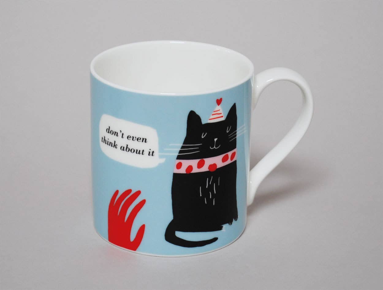 Cattitude - Bone China Mug