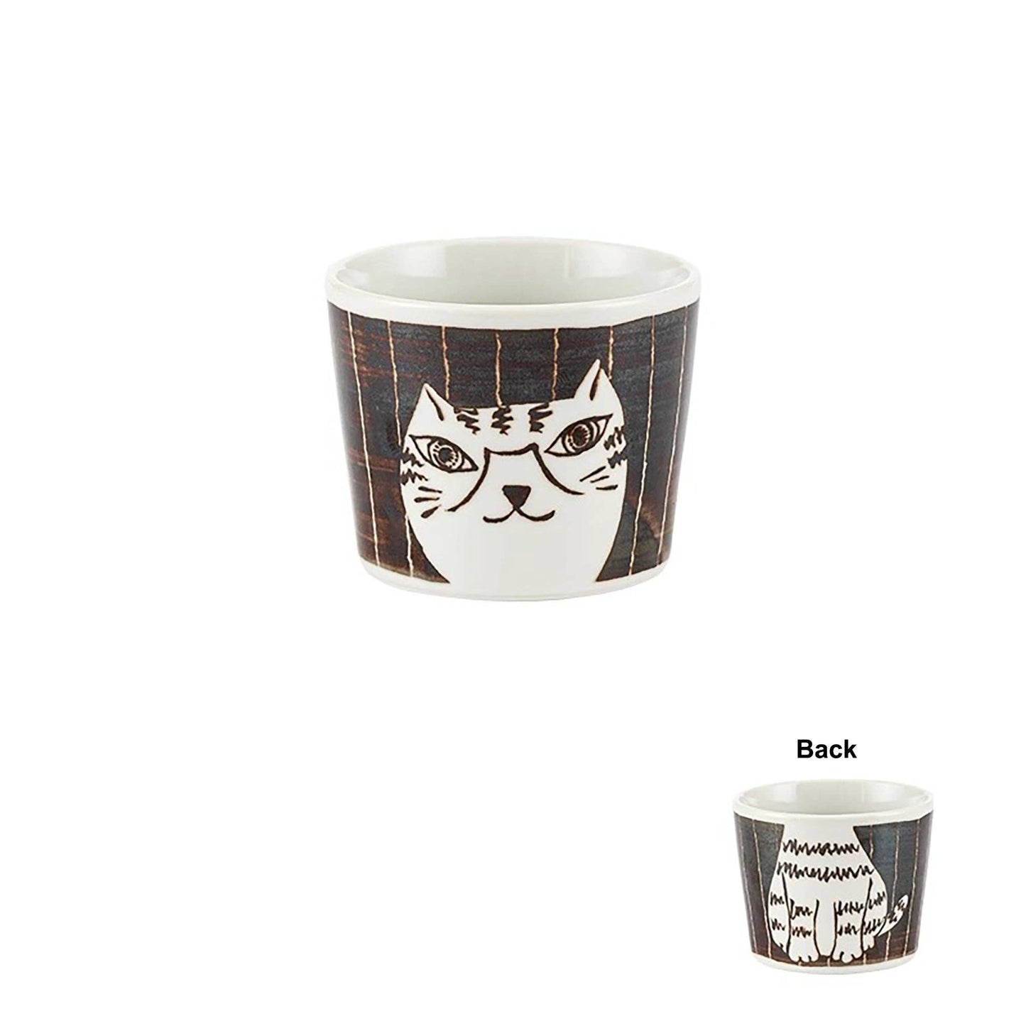 Minoyaki Mug with "Cat's Life Diary" Pattern