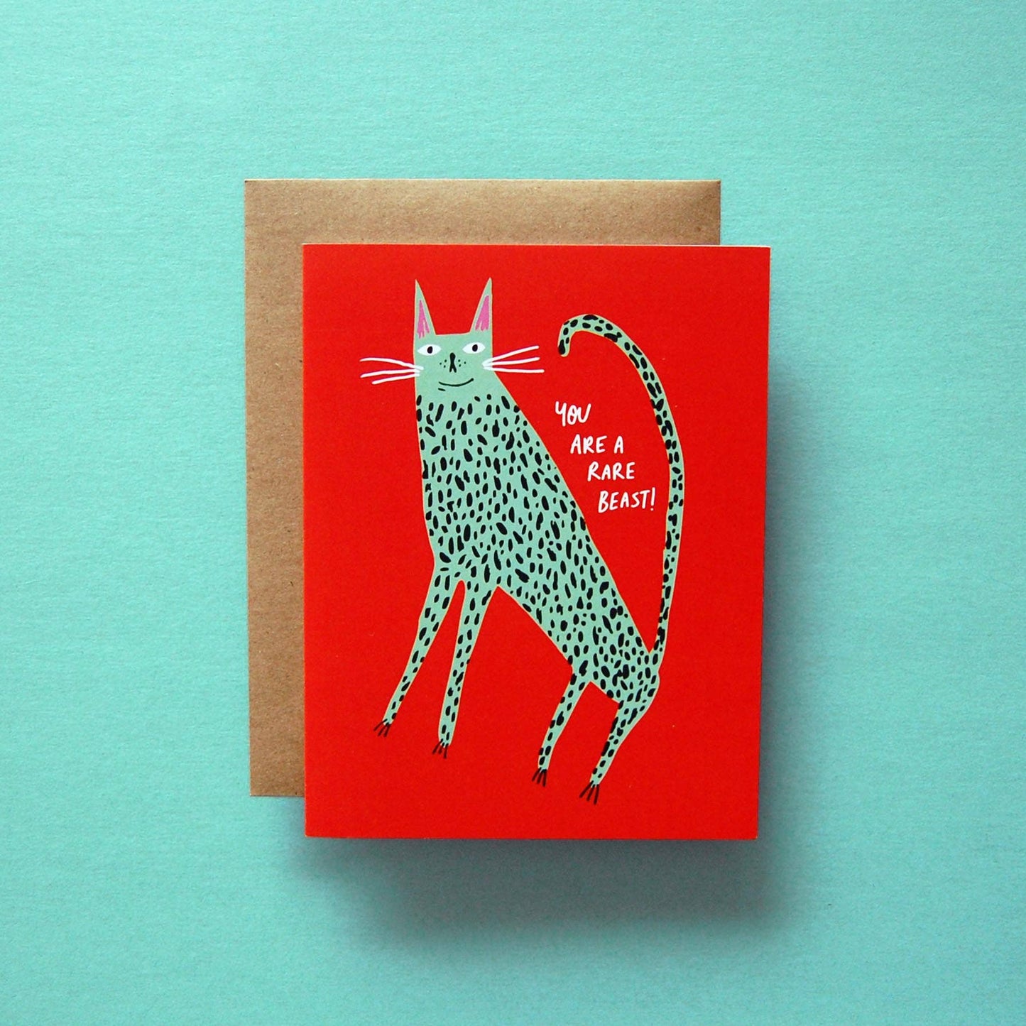 Rare Beast - Love Greeting Card