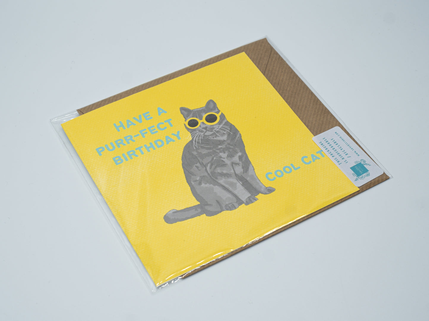 Purr-Fect Birthday Greetings Card