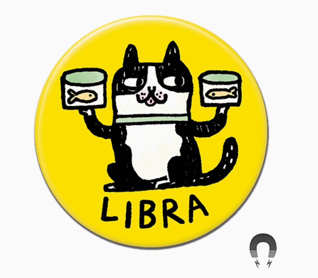 Libra Zodiac Fridge Magnet