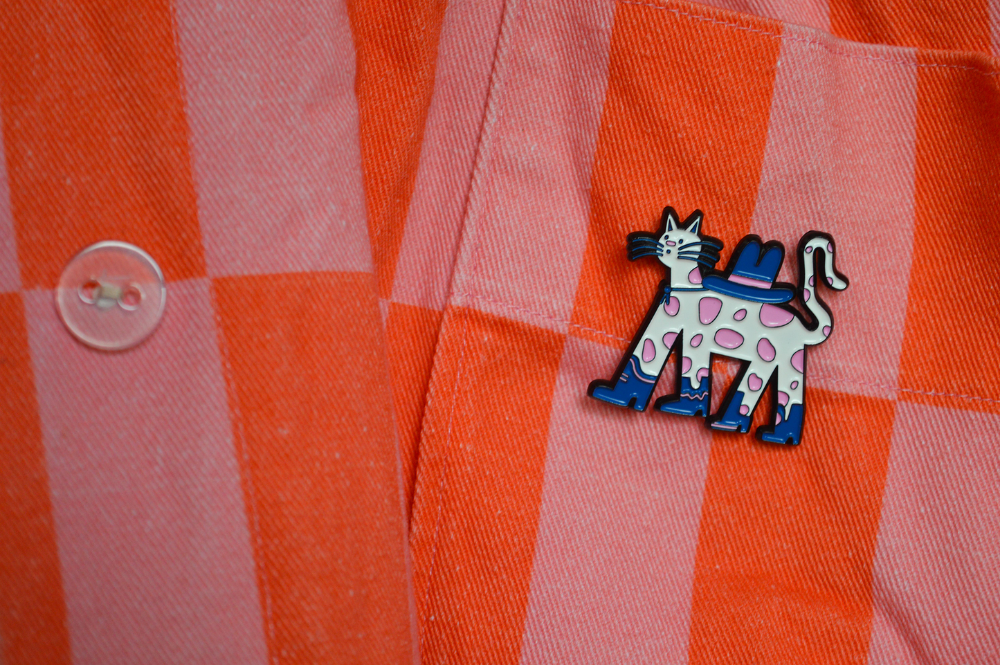 Cowboy Cat Enamel Pin