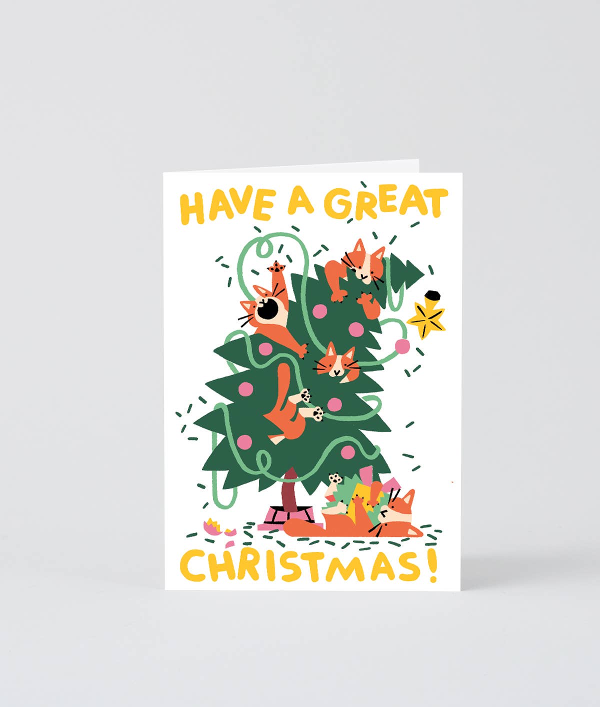 Have a Great Christmas - Embossed Greeting Card