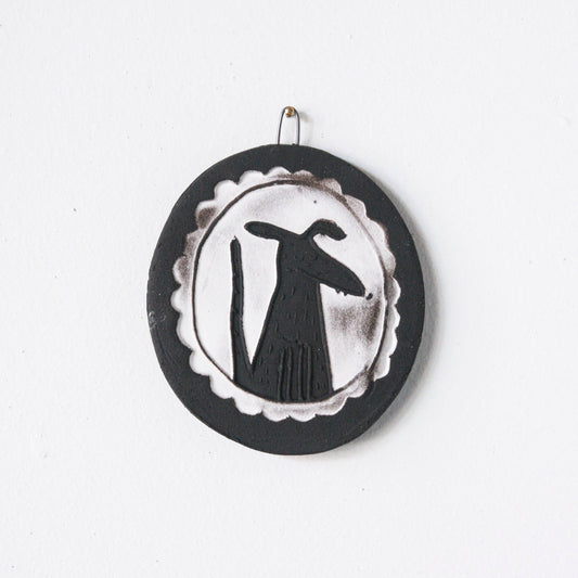 Dog Cameo - Mini Wall Art Tile
