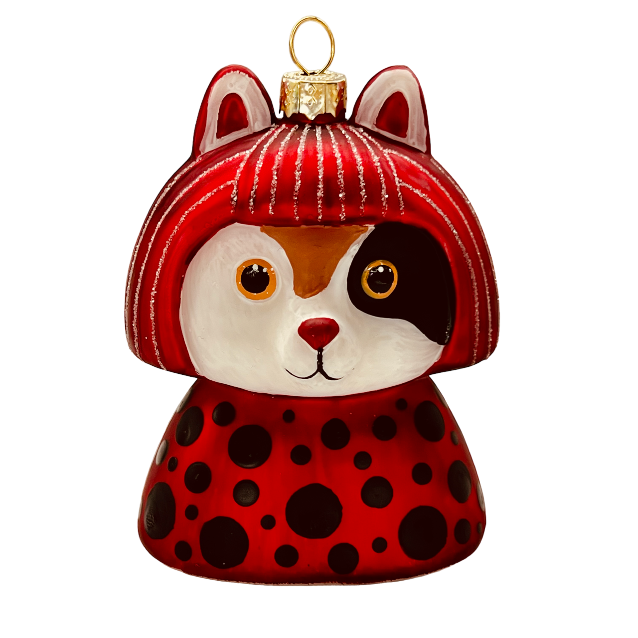 Yayoi Kusameow Kusama Calico Cat Ornament