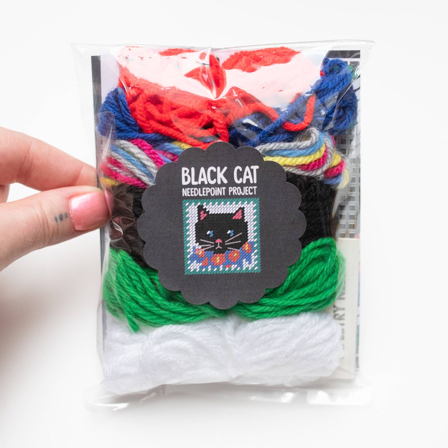 Black Cat Needlepoint Kit