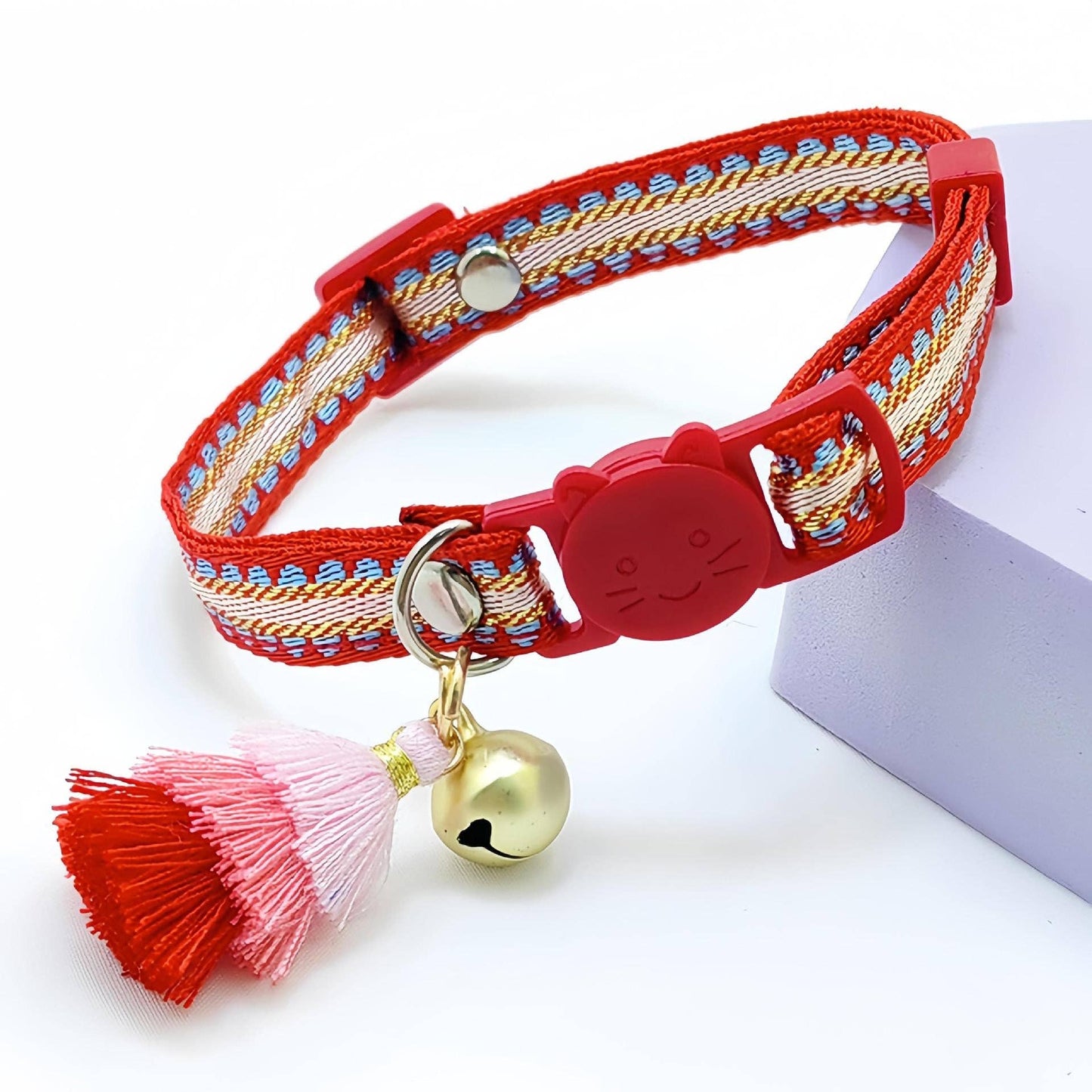 Embroidered Cat Collar