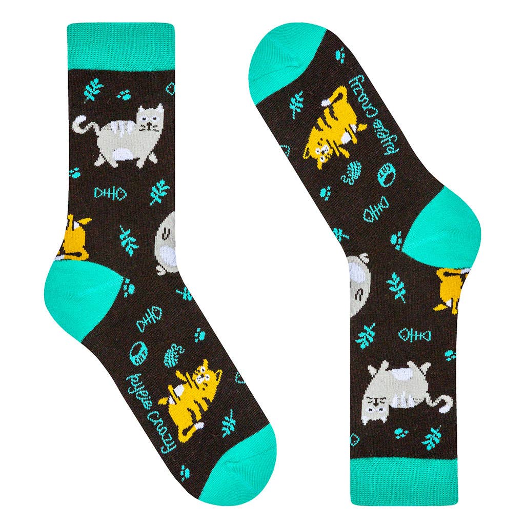 Childrens Fun Cotton Cat Socks