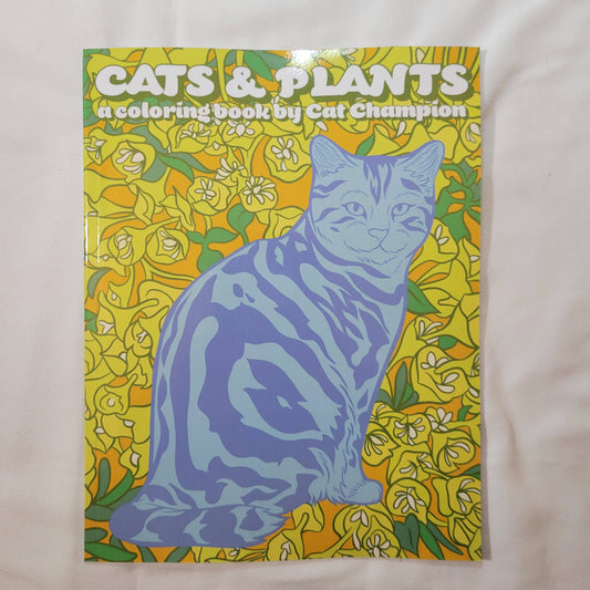 Cats & Plants, Colouring Book