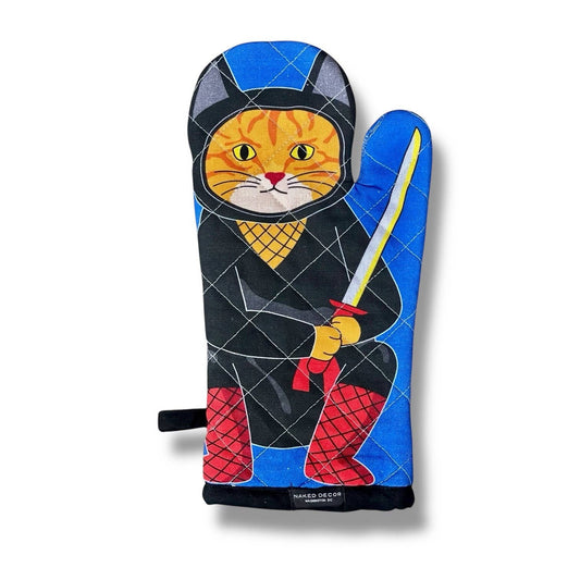 Museum Collection - Ninja Cat Oven Mitt  