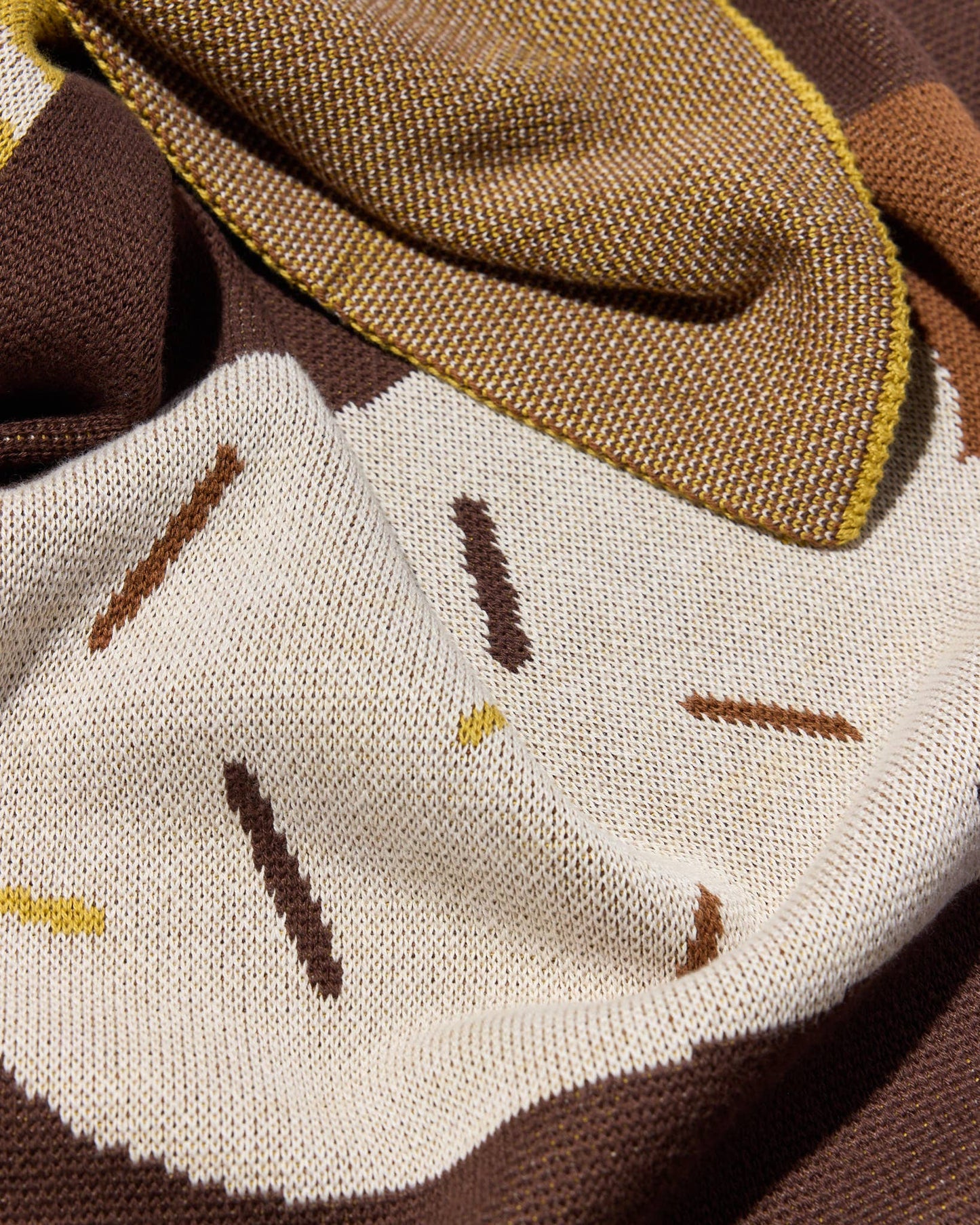 Cocktail Cat - Cotton Knit Throw Blanket