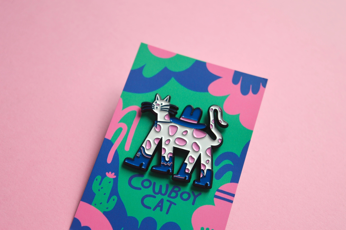 Cowboy Cat Enamel Pin