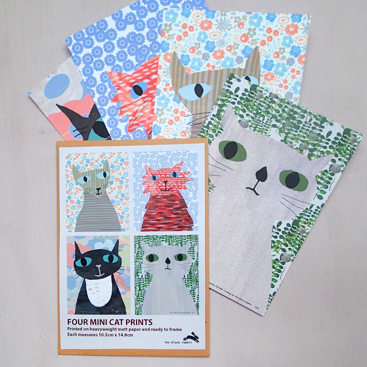Mini Print Set - Cat Designs