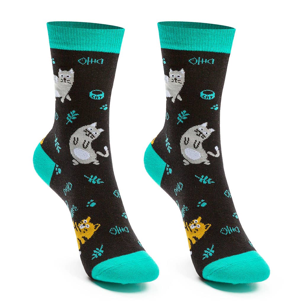 Childrens Fun Cotton Cat Socks
