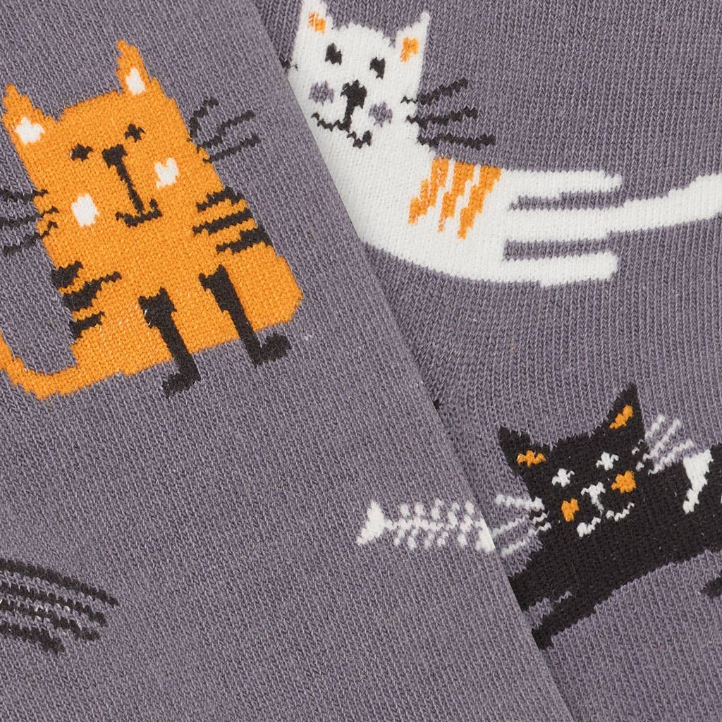 Childrens Fun Cotton Cat Socks