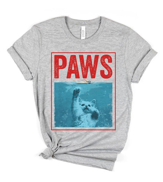 "Paws" - Movie Pun Funny Graphic Tee