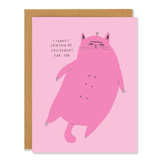 Indifferent Kitty - Greeting Card