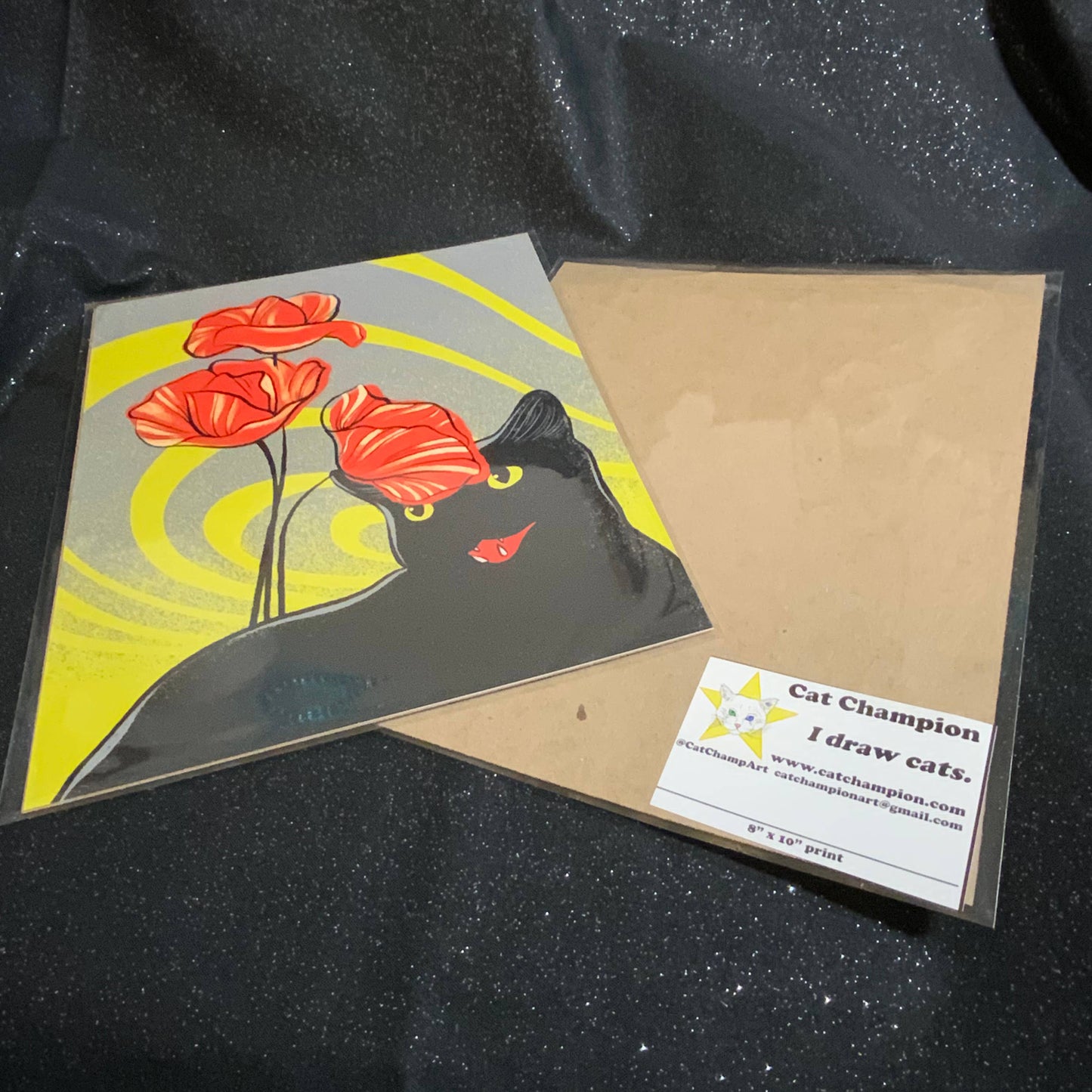 Psychedelicat 3 Art Print