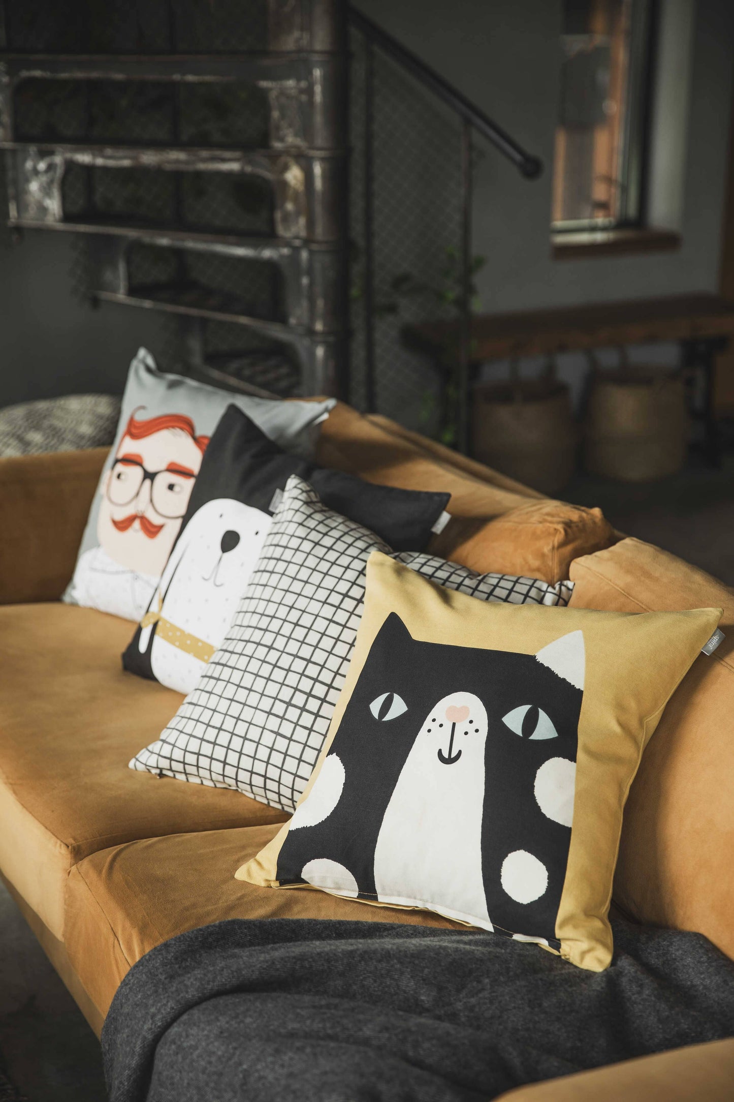 DORIS the Swedish Cat - Cushion Cover