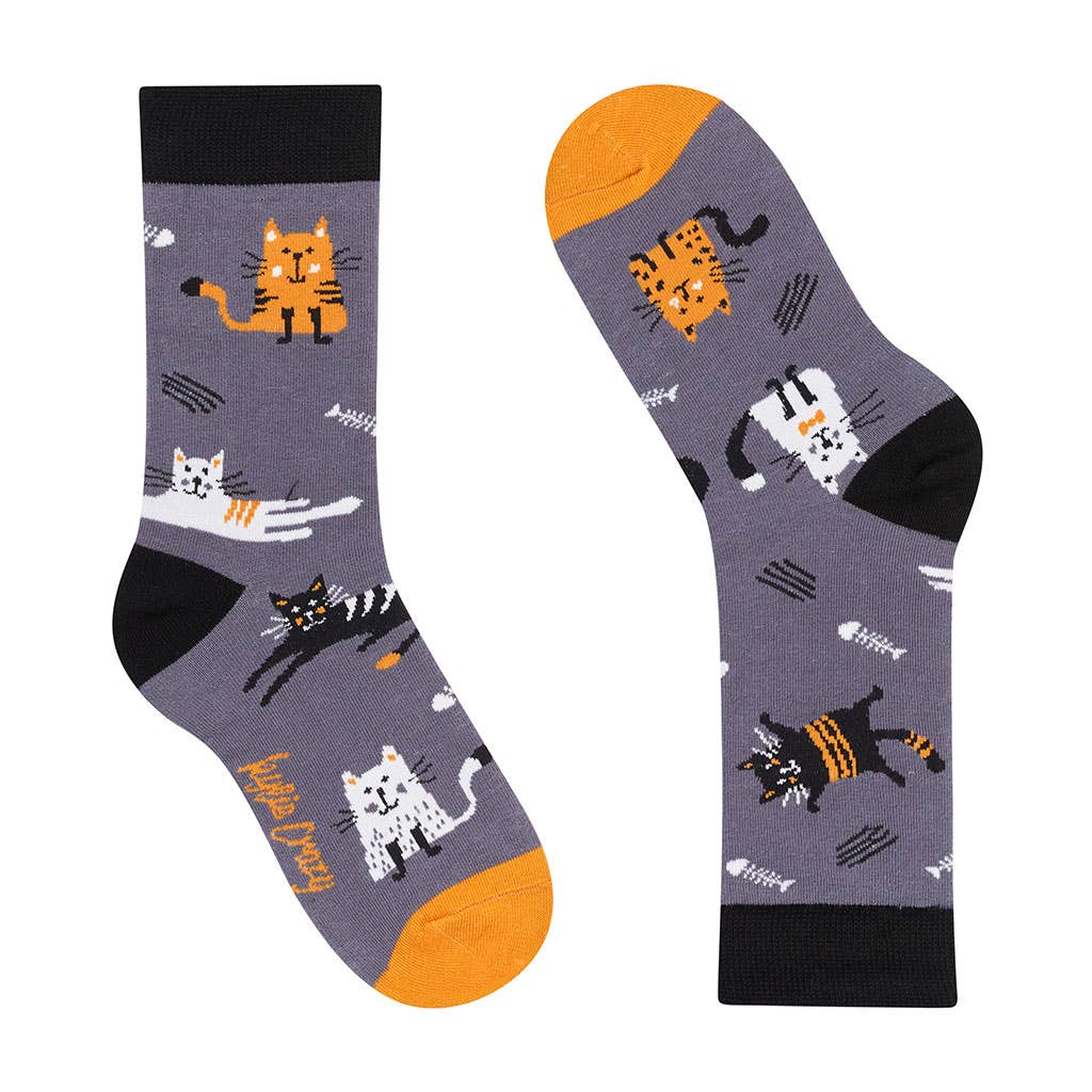Childrens Fun Cotton Cat Socks