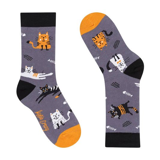 Childrens Fun Cotton Cat Socks