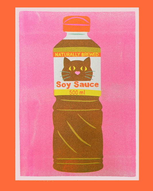 Soy Sauce Riso Print
