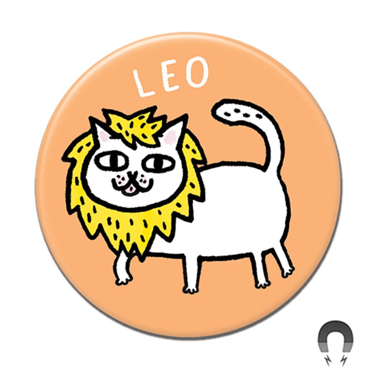 Leo Zodiac Fridge Magnet