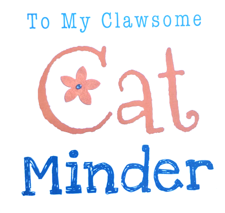 Clawsome Cat Minder - Thank You Card