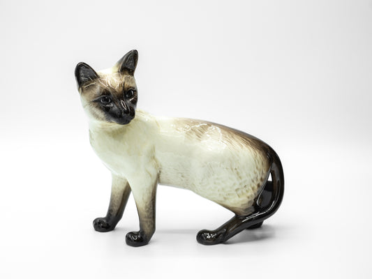 Vintage Beswick Siamese Cat Figurine
