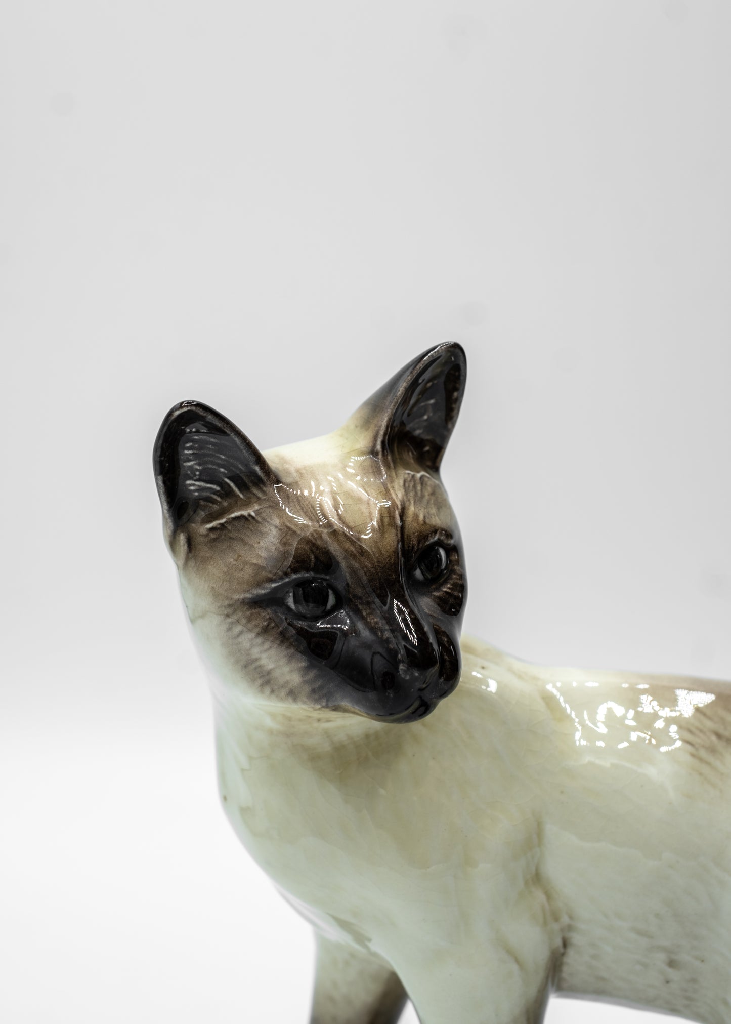Vintage Beswick Siamese Cat Figurine
