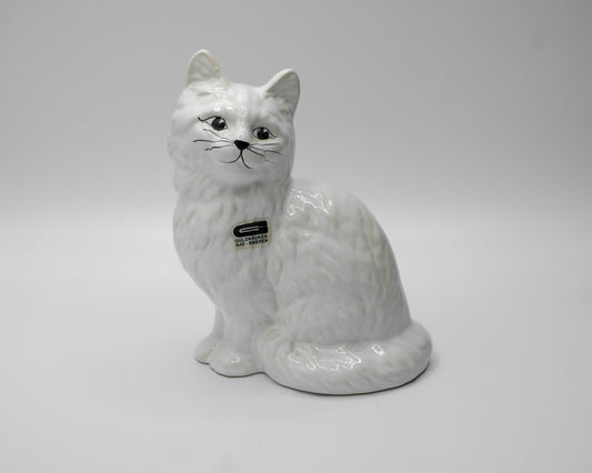 Vintage Swedish Ceramic Cat Figurine