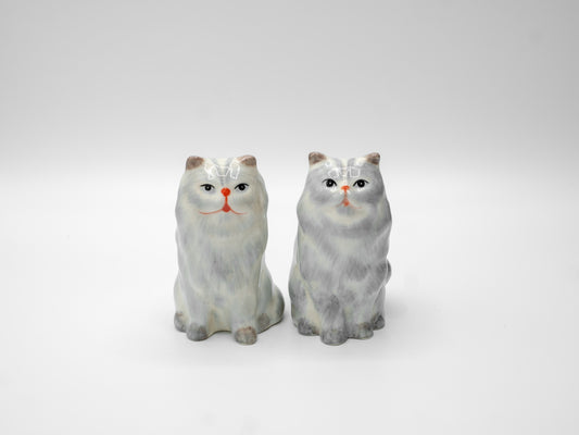 Vintage Ceramic Persian Cat Salt and Pepper Shakers