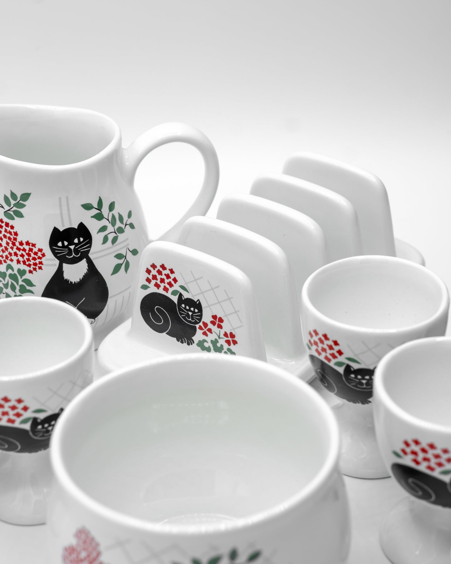 Vintage Staffordshire Pottery Breakfast Set