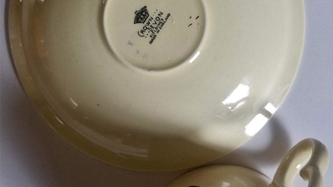 Vintage Manx Cat Tea Cup and Saucer