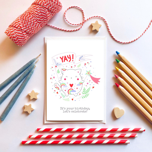 Yay It's Your Birthday - Greetings Card