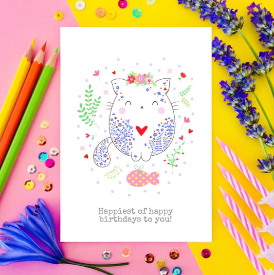 Happiest of Birthdays - Greeting Card