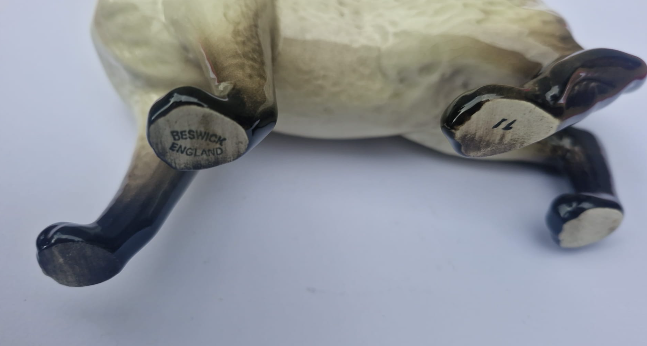 Vintage Beswick Siamese Cat Figurine