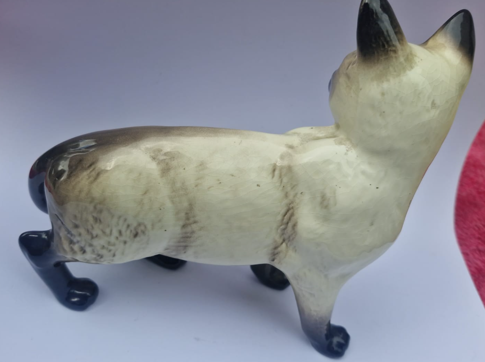 Vintage Beswick Siamese Cat Figurine