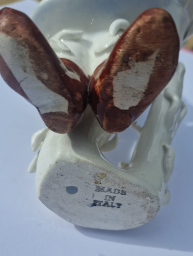 Vintage Theatrical Style Ceramic Cat