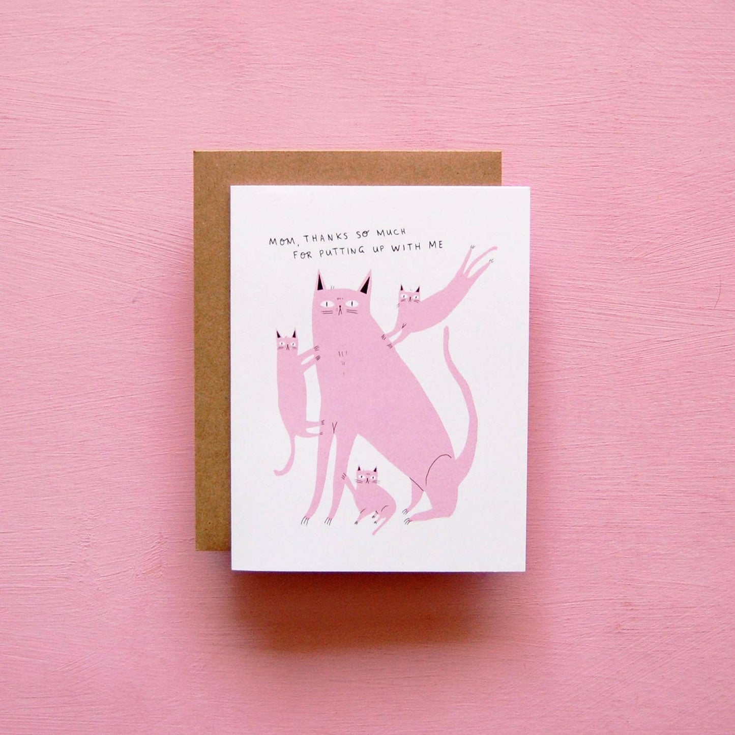 Patient Cat - Mother's Day Card