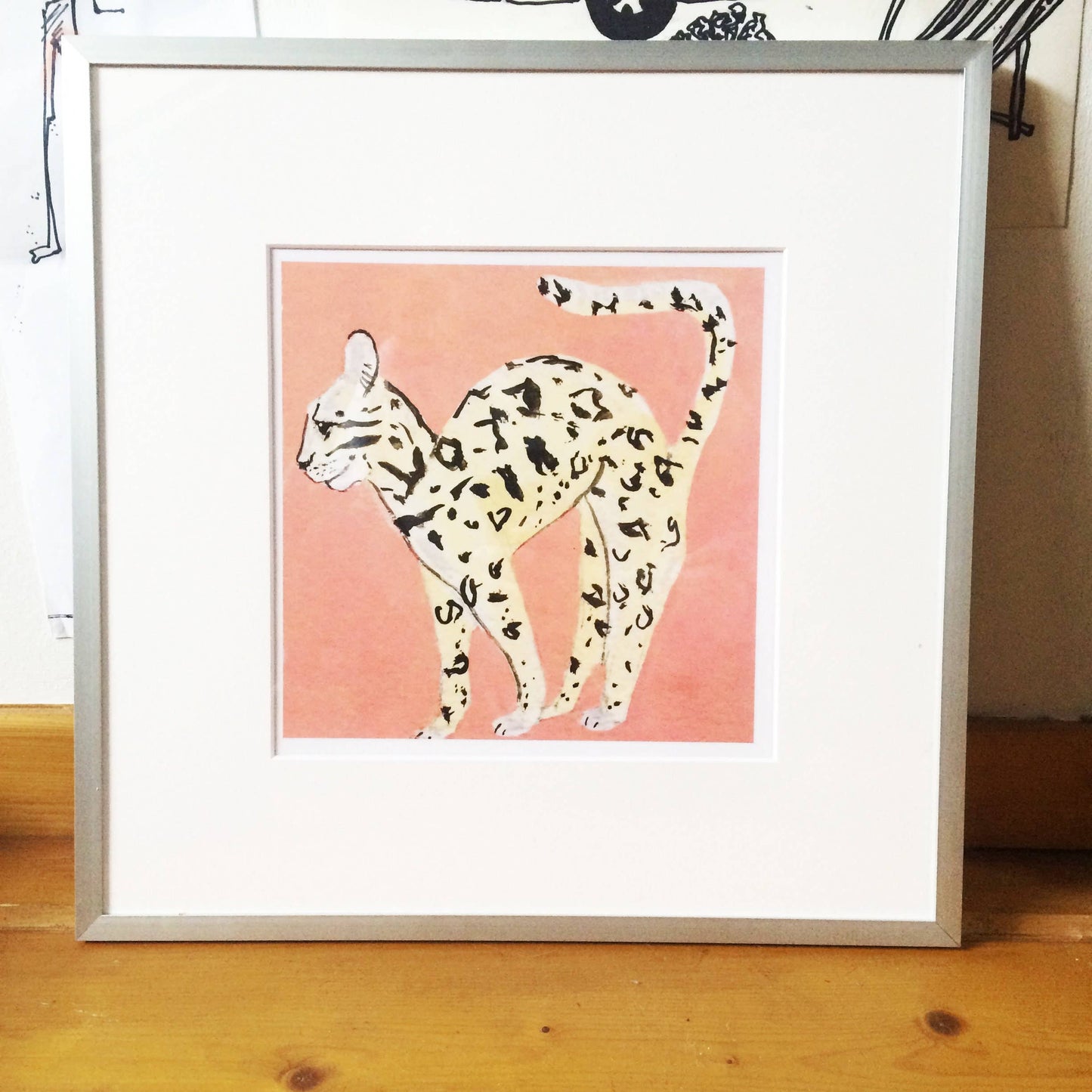 Exotic Cat Illustration - Art Print