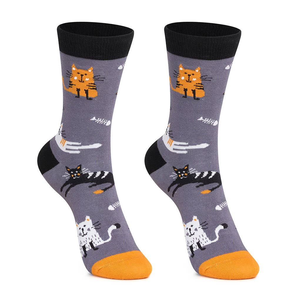 Childrens Fun Cotton Cat Socks